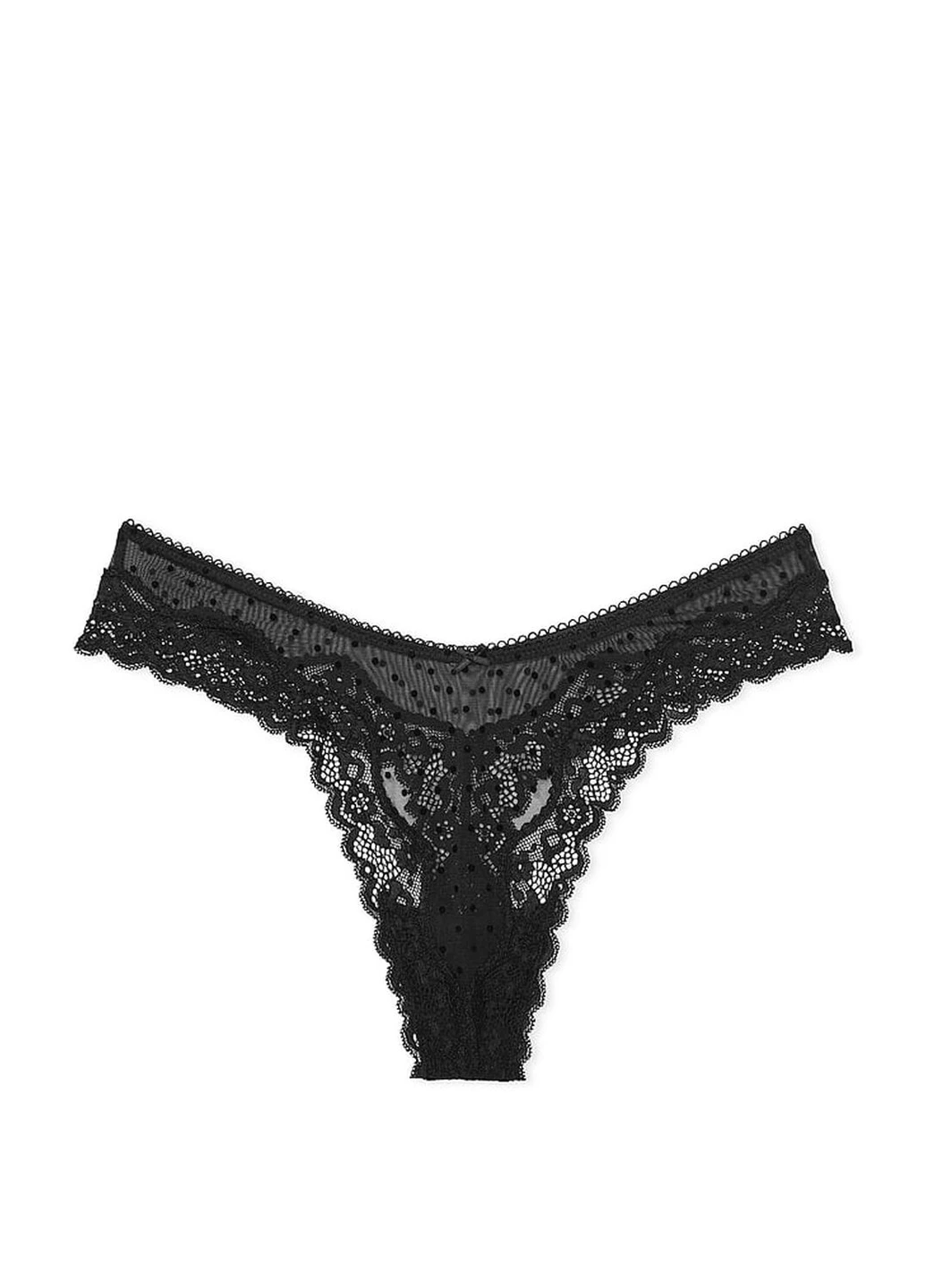 Черный демисезонный комплект (бюстгалтер, трусики) Victoria's Secret