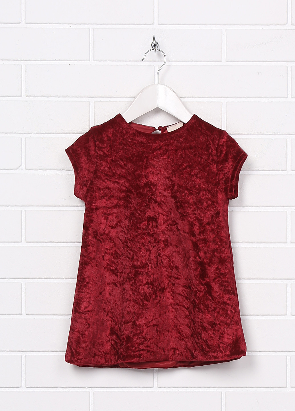 Бордовое платье Zara (136545826)