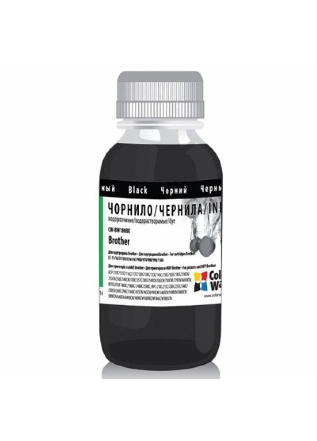 Чернила (CW-BW100BK01) Colorway Brother Universal Black (247485726)