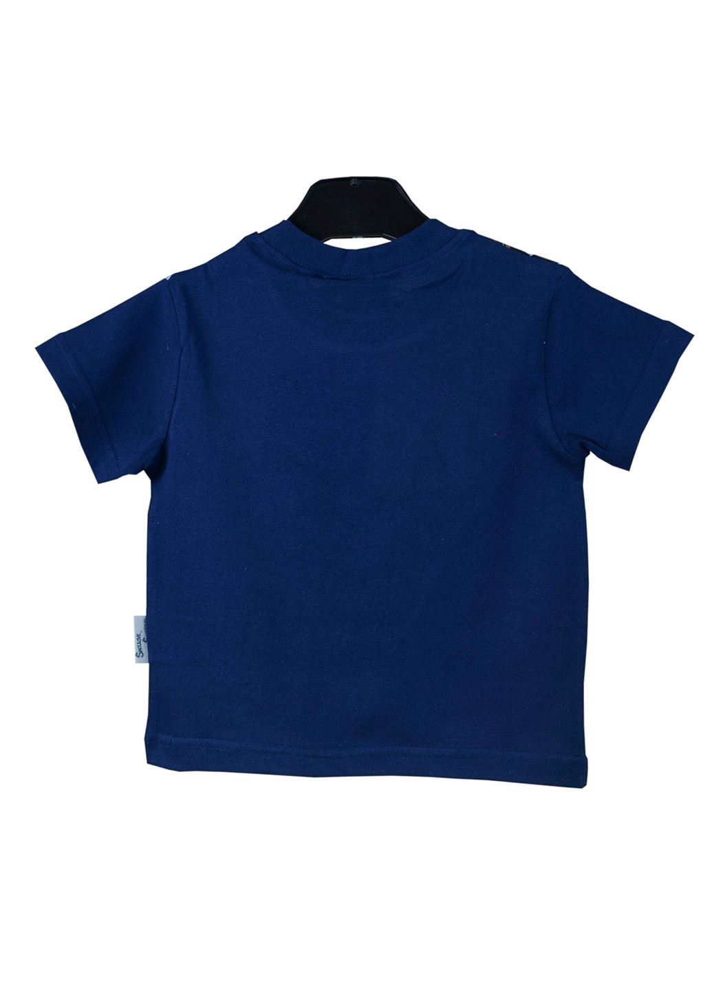 Темно-синяя летняя футболка с коротким рукавом Disney