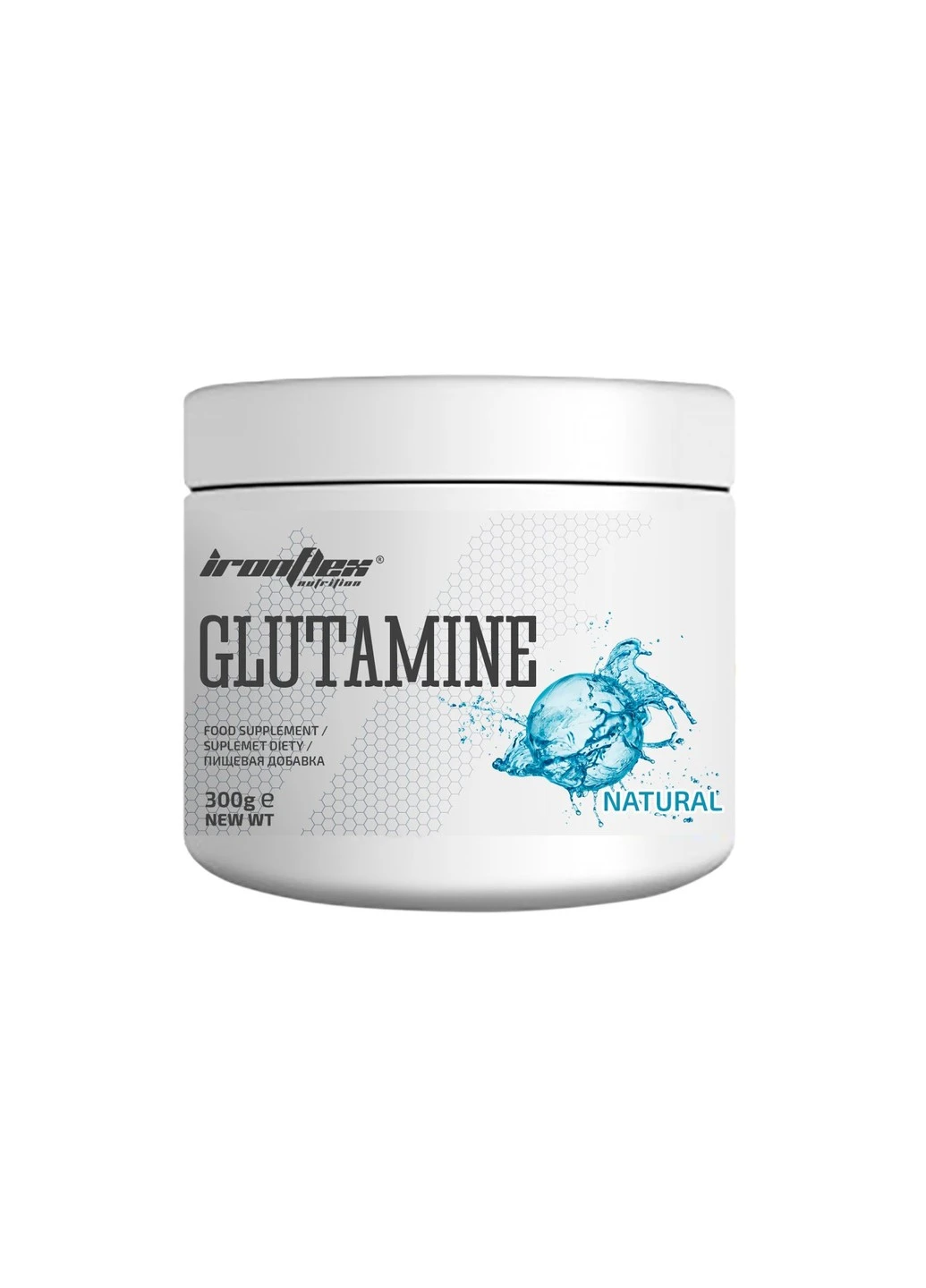 Глютамін Glutamine 300 грам Без смаку Iron Flex (255363201)