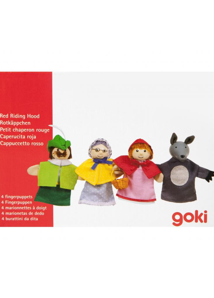 Игровой набор (51898G) Goki набор кукол для зажима театра красная шапочка (202374652)