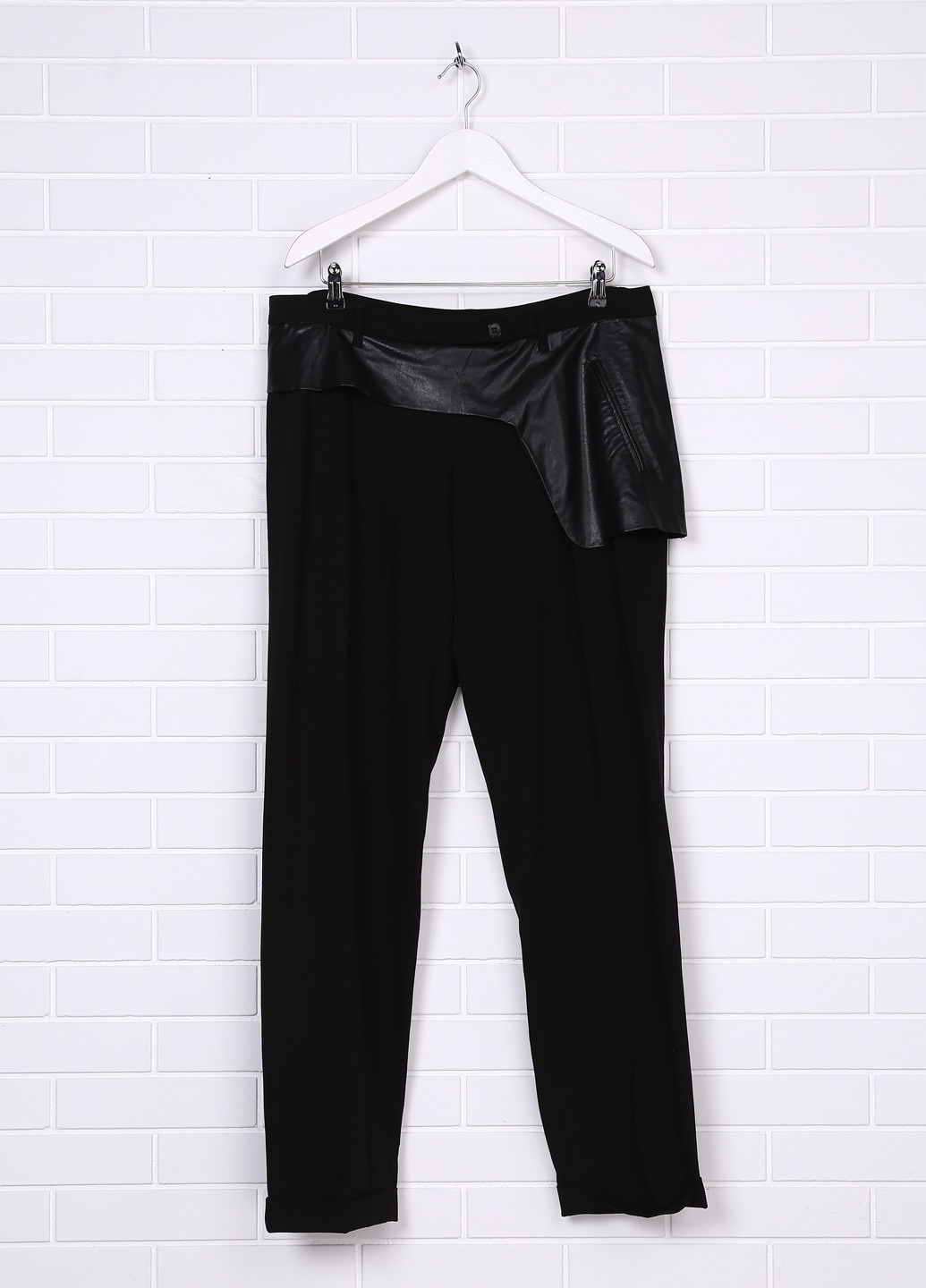 Черные кэжуал демисезонные брюки Grazia Pi