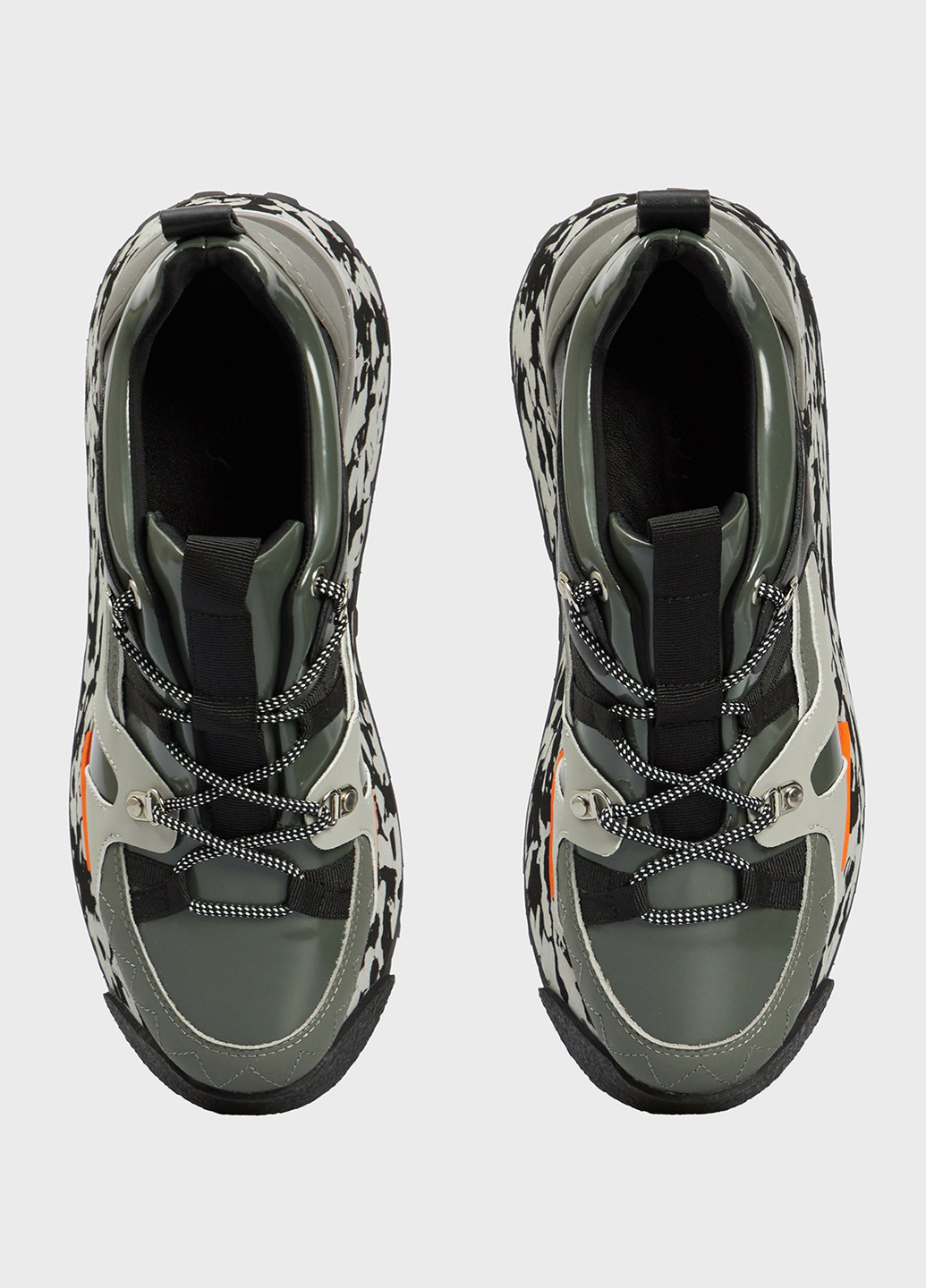 Кроссовки PRPY оливковые зима (322564153)