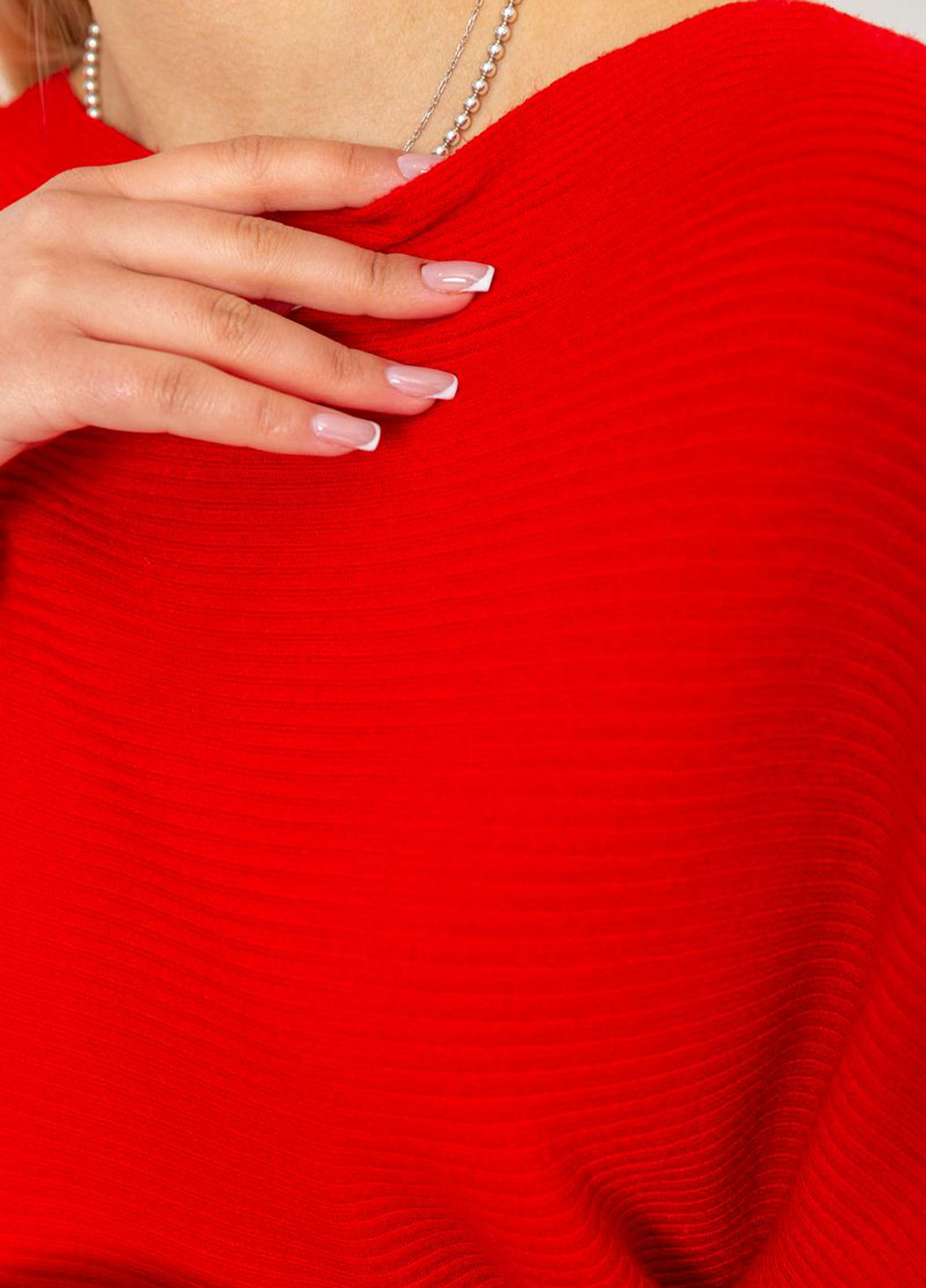 Красный демисезонный свитер Ager