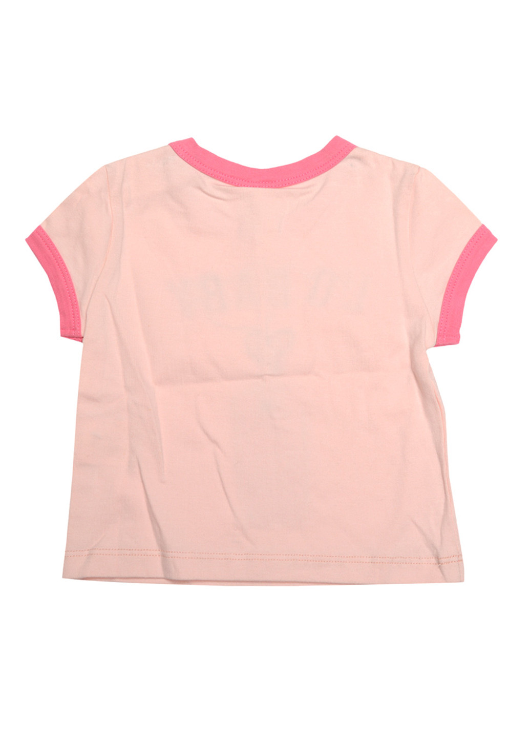 Розовая летняя футболка с коротким рукавом LO Baby