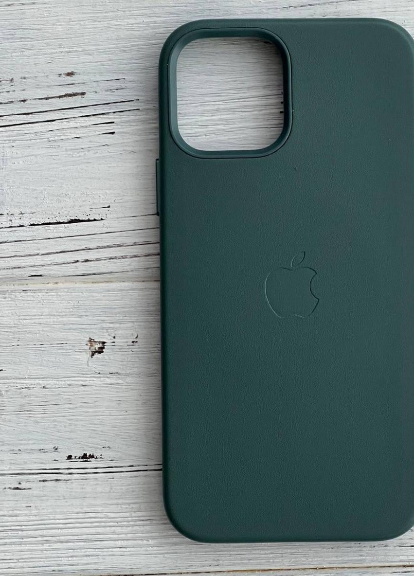 Кожаный Чехол Накладка Leather Case (AA) with MagSafe Для IPhone 13 Pro Pine Green No Brand (254091397)
