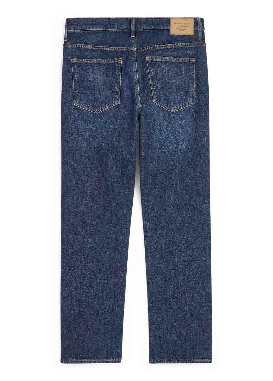 Темно-синие демисезонные прямые джинсы C&A