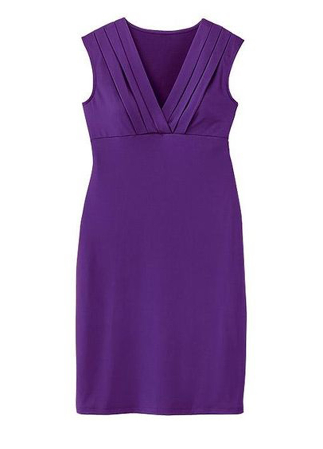 Фиолетовое кэжуал платье футляр Avon однотонное