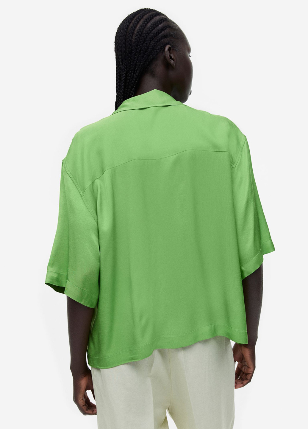 Лаймовая демисезонная блуза H&M