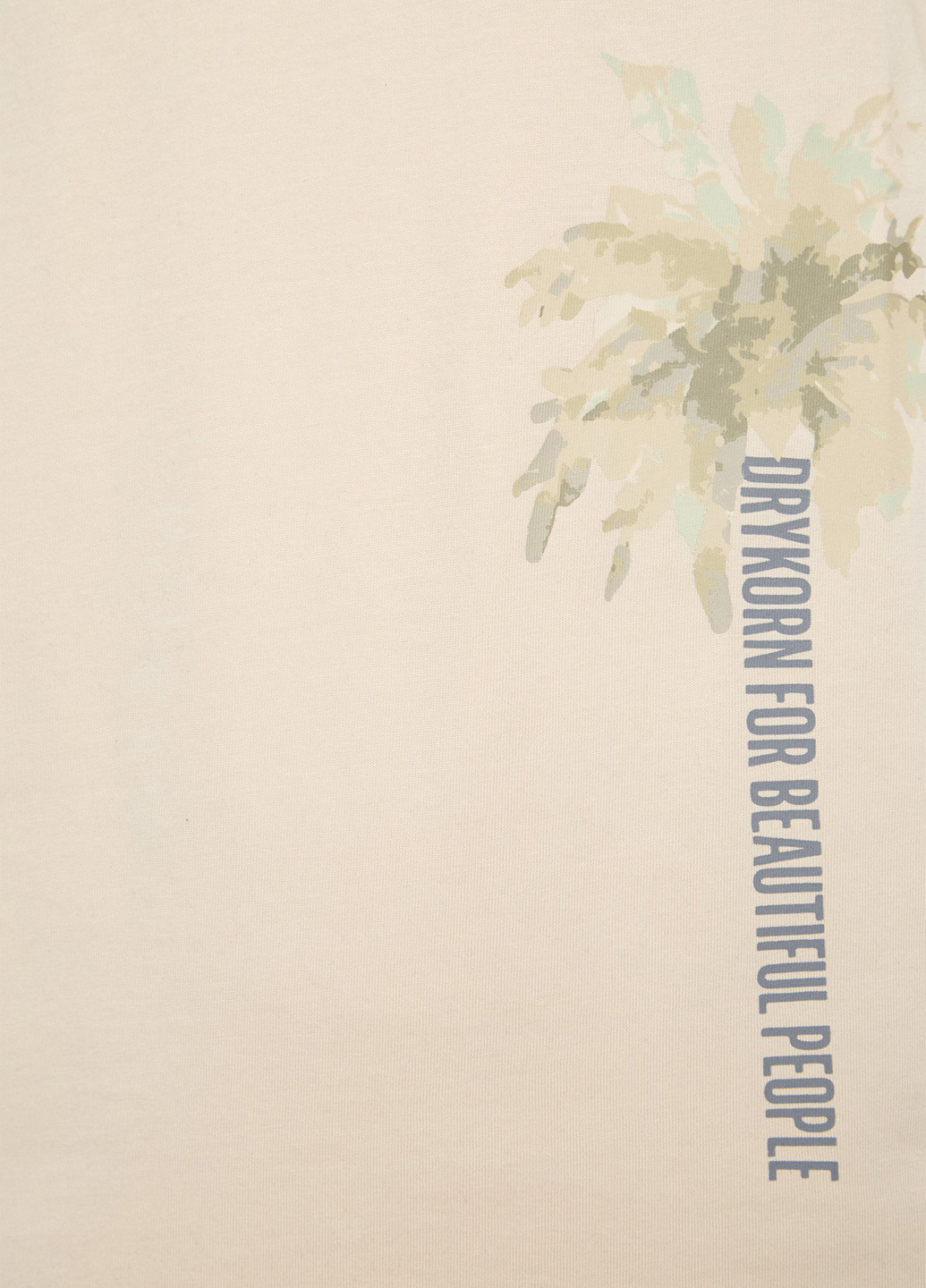 Бежевая футболка Drykorn