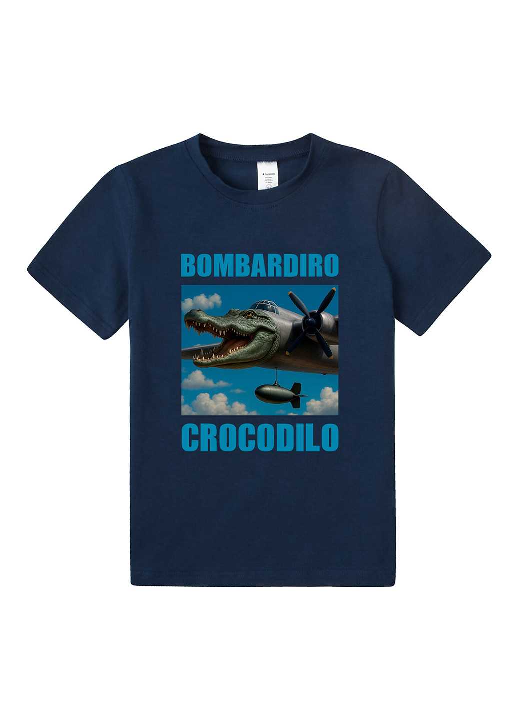 Синя літня футболка Garnamama