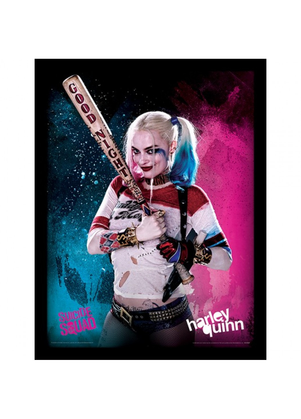 Постер в раме Suicide Squad (Harley Quinn) 30 х 40 см Pyramid International (210895195)