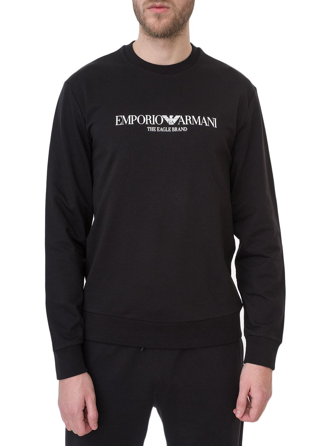 Черный зимний костюм Emporio Armani