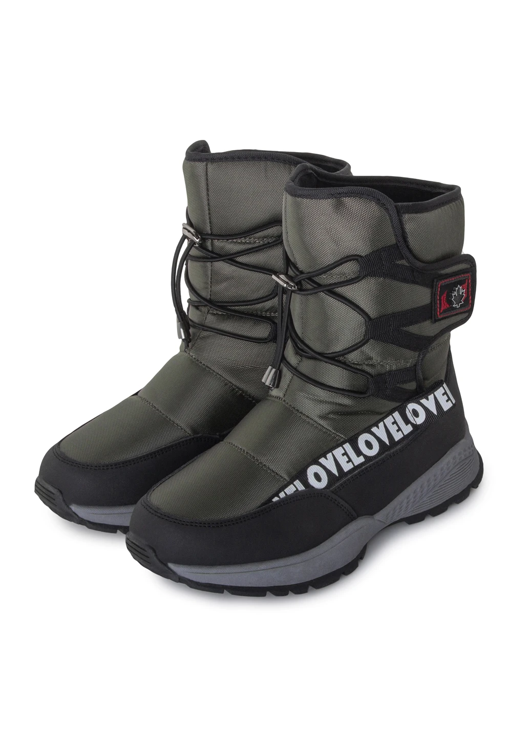 Зеленые кэжуал зимние ботинки Lilin Shoes