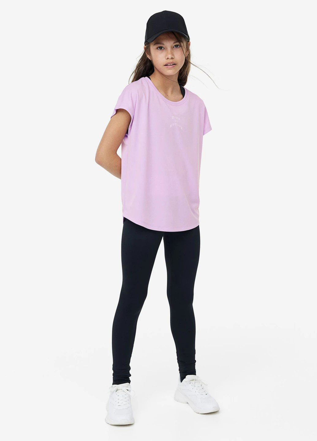 Комбинированный летний костюм (футболка, леггинсы) H&M