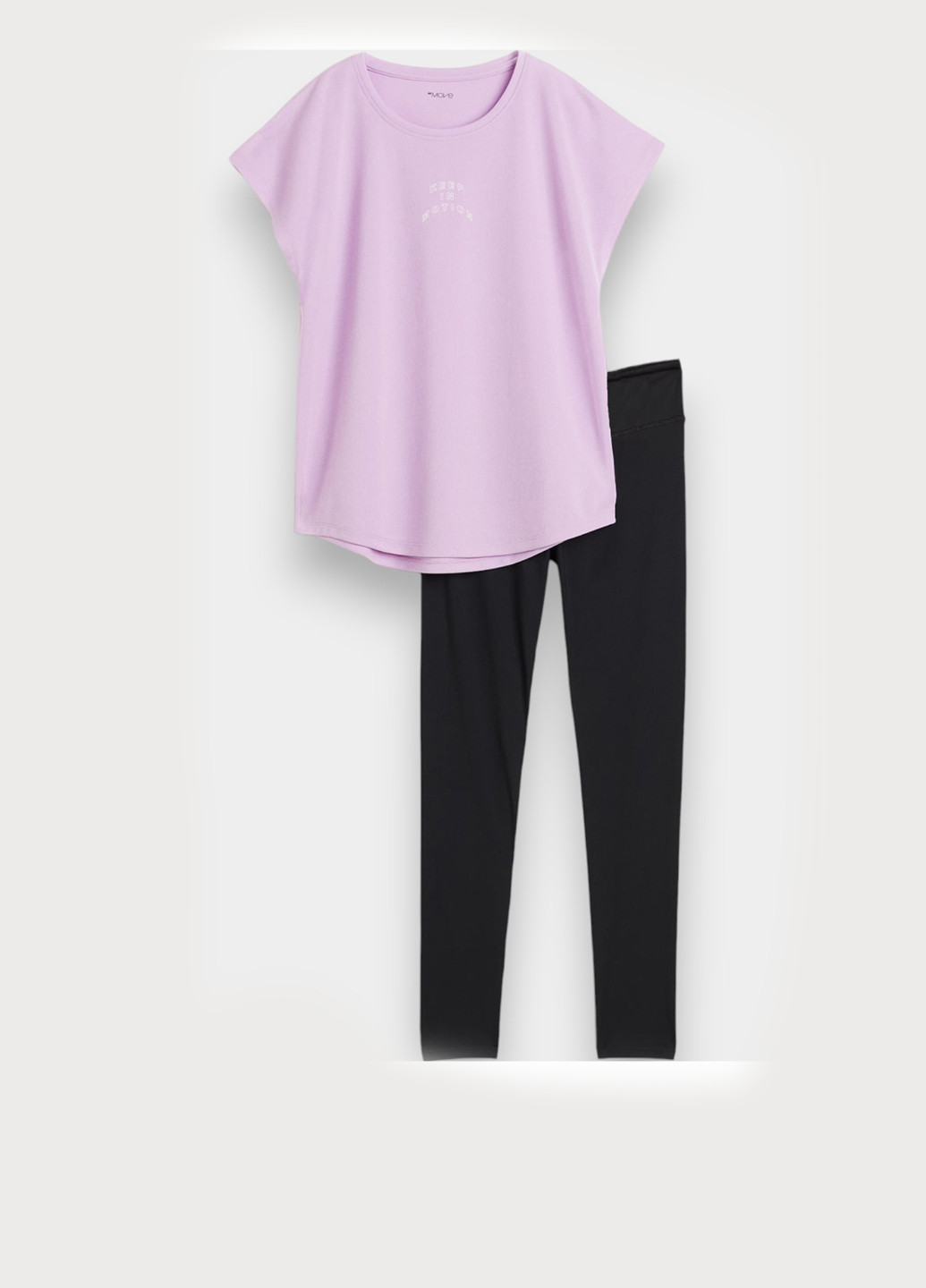 Комбинированный летний костюм (футболка, леггинсы) H&M