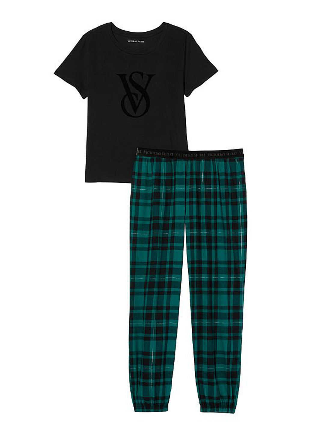 Комбінована всесезон піжама (футболка, штани) футболка + штани Victoria's Secret