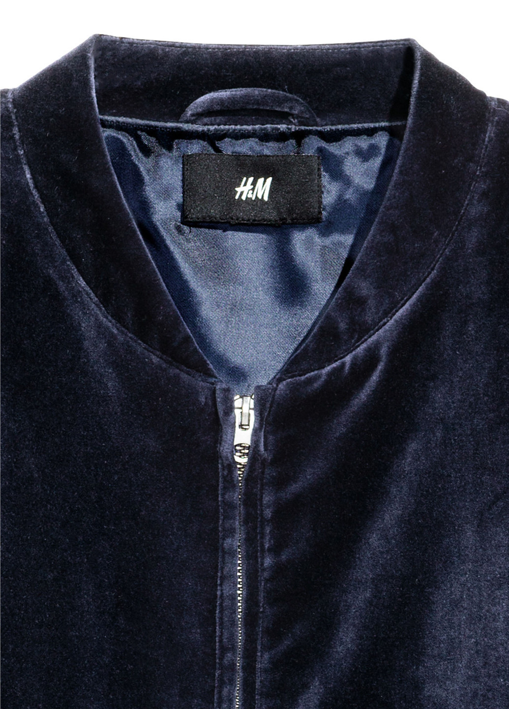 Темно-синий демисезонный Бомбер H&M
