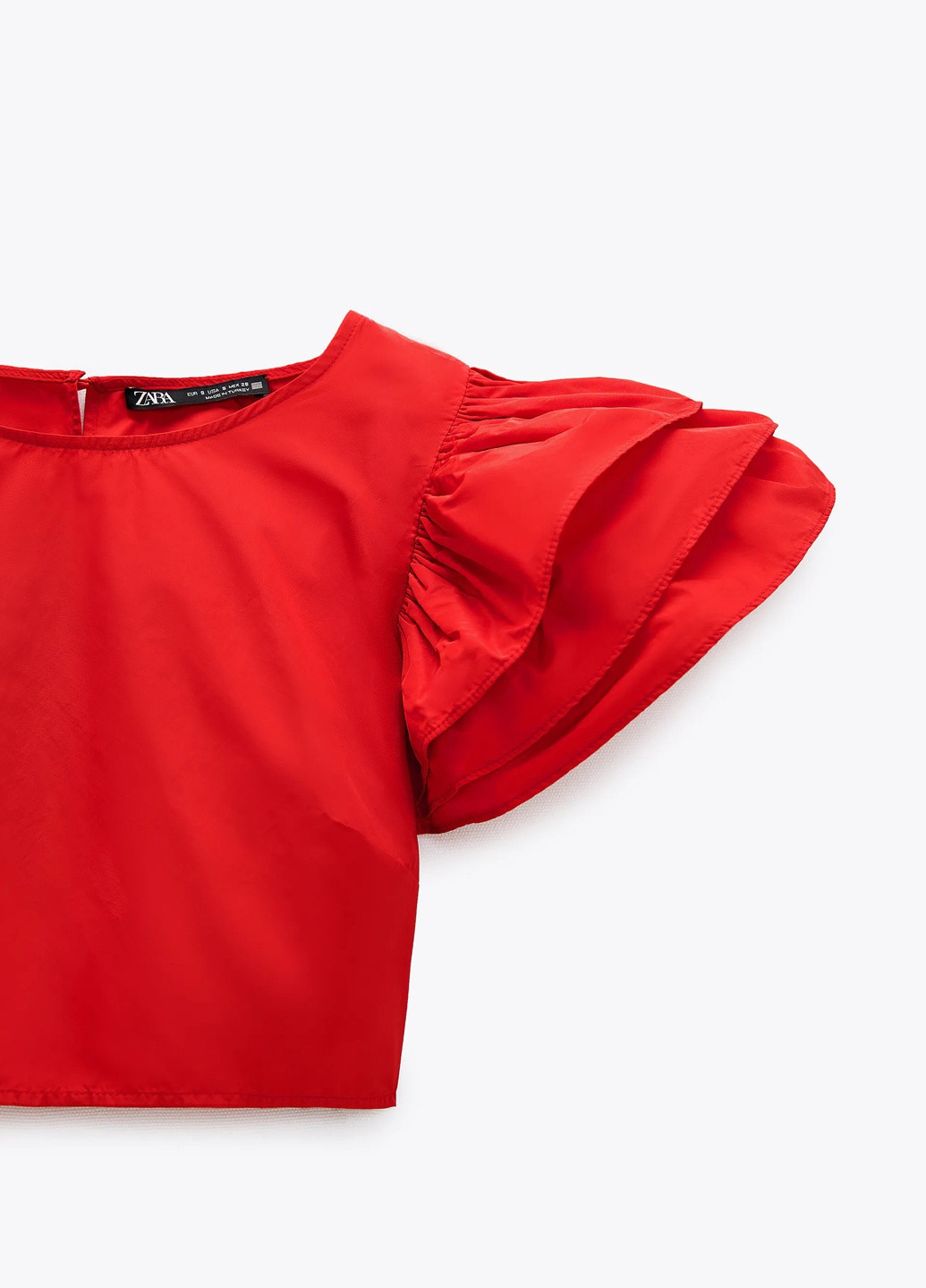 Красная летняя блуза Zara