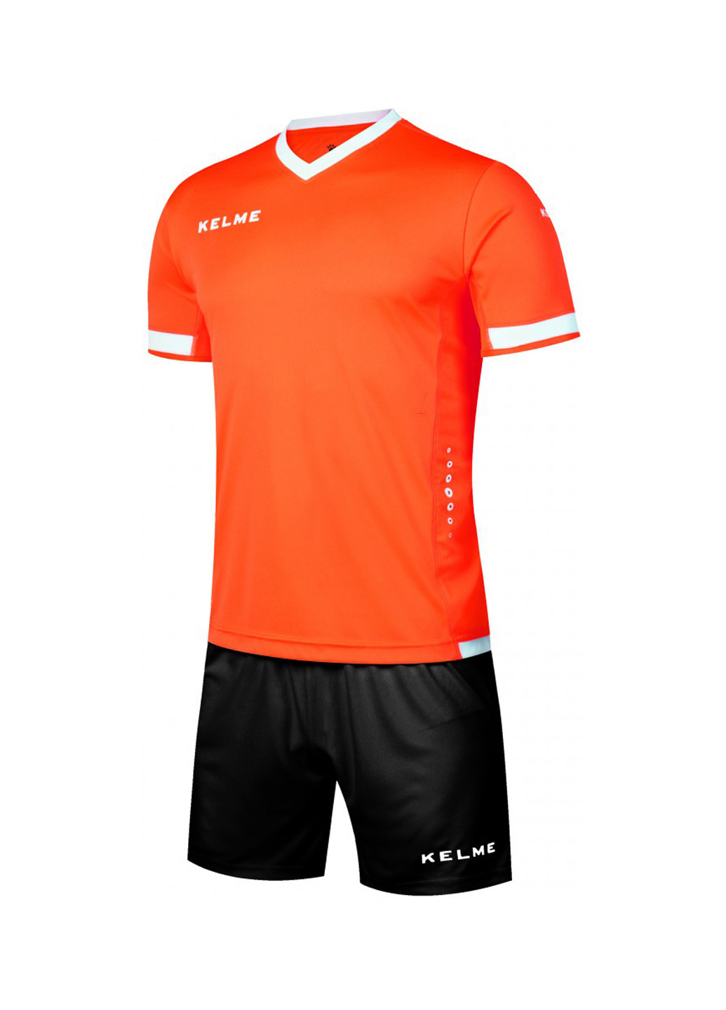 Оранжевый демисезонный комплект (футболка, шорты) Kelme