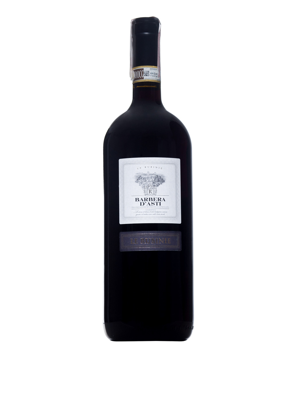 Вино Le Rubinie Barbera D'Asti DOCG, 0.75 л Verga красное