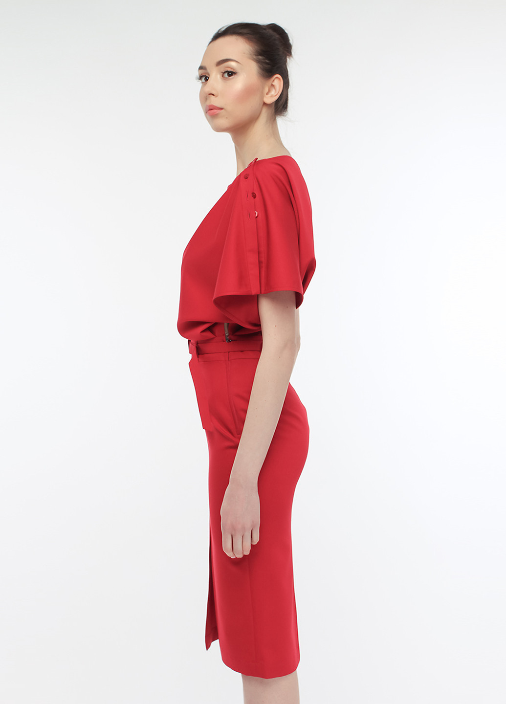 Красное кэжуал платье BGL