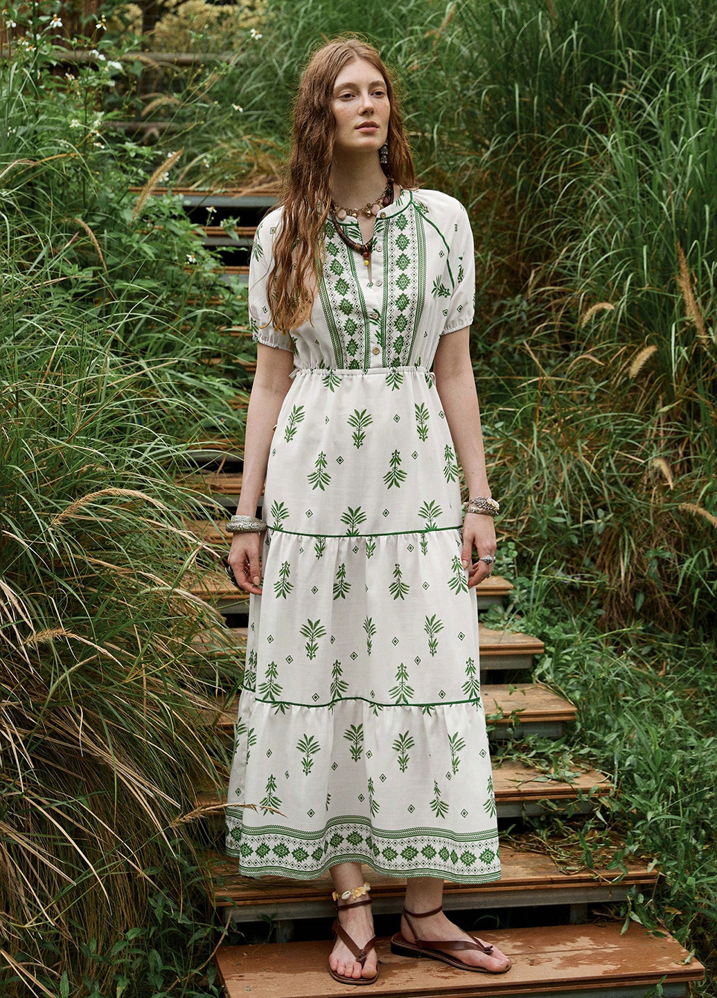 Молочна кежуал сукня а-силует SHEIN з малюнком