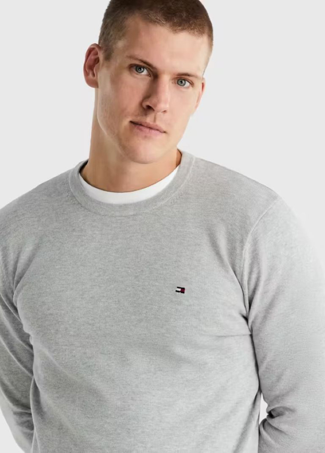 Светло-серый демисезонный джемпер джемпер Tommy Hilfiger