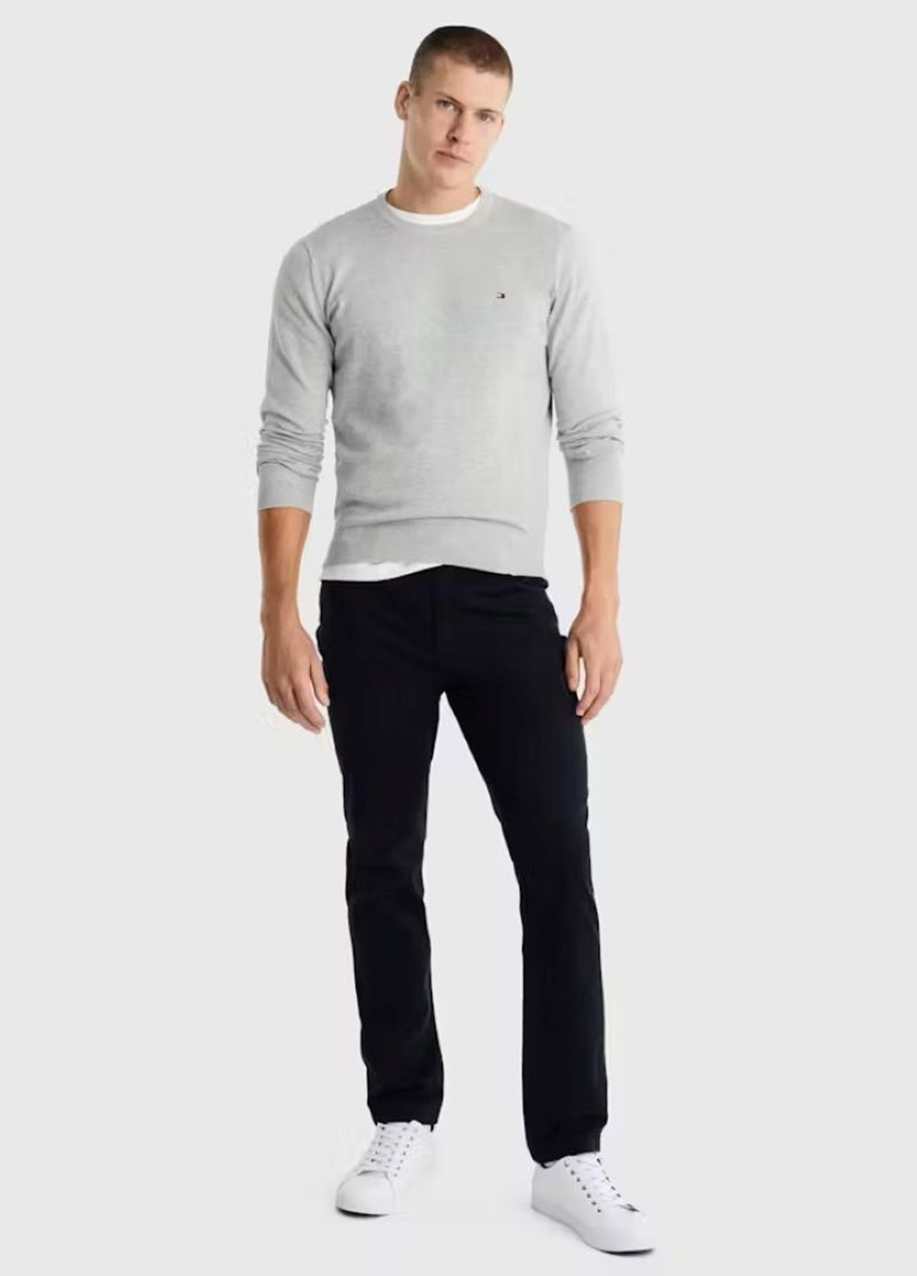 Светло-серый демисезонный джемпер джемпер Tommy Hilfiger