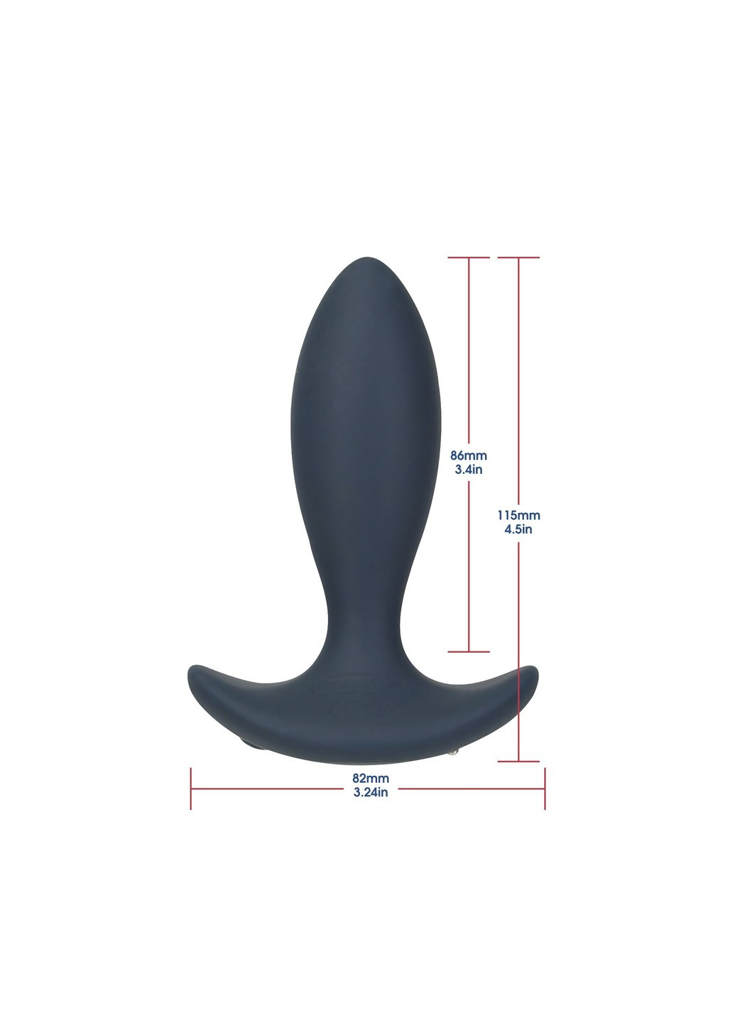 Анальная пробка-пульсатор – Throb – Anal Pulsating Massager, пульт ДУ Lux Active (255289755)
