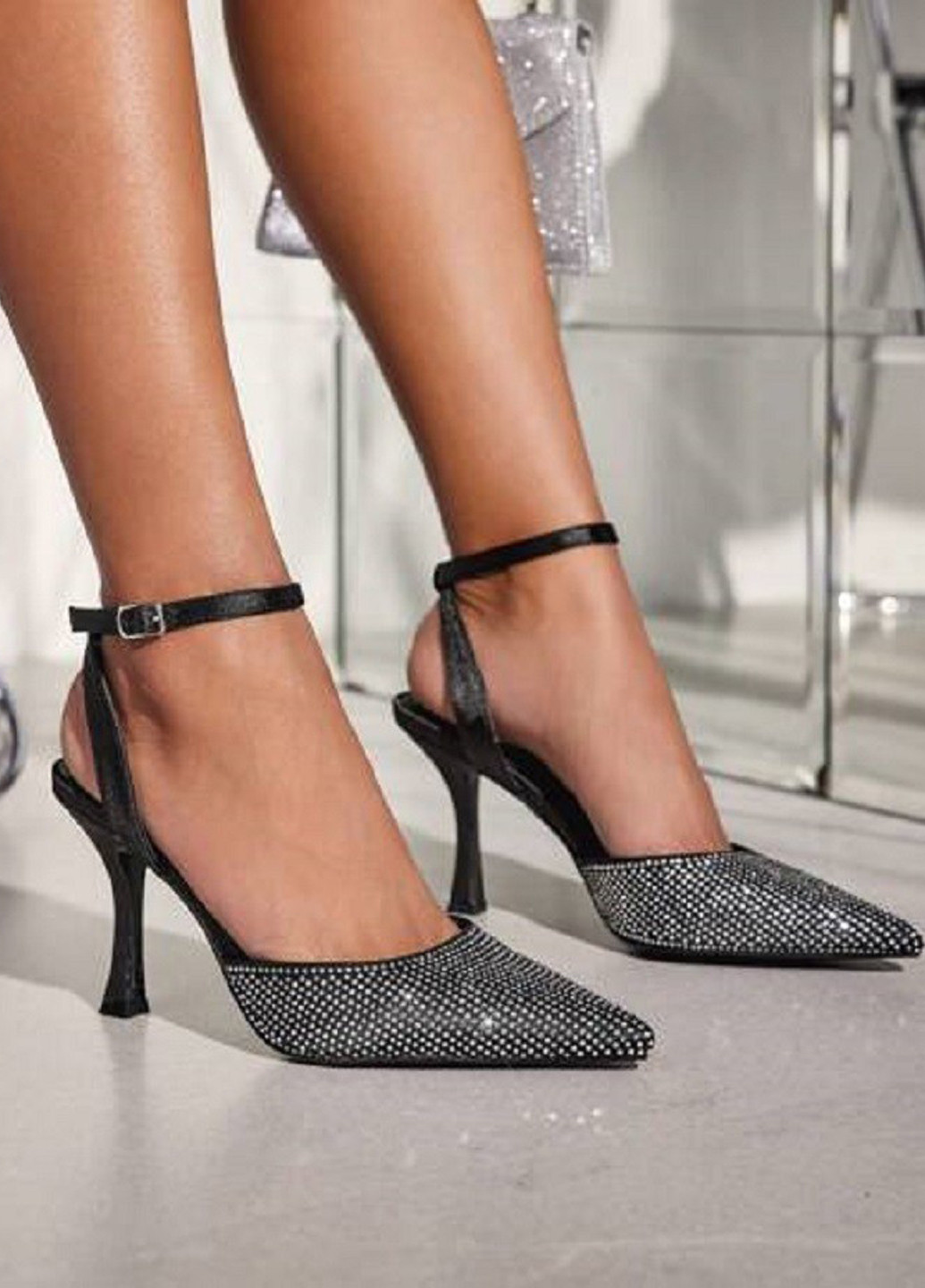 SHEIN Туфлі чорний з текстиль, китай — демісезон (326507111)