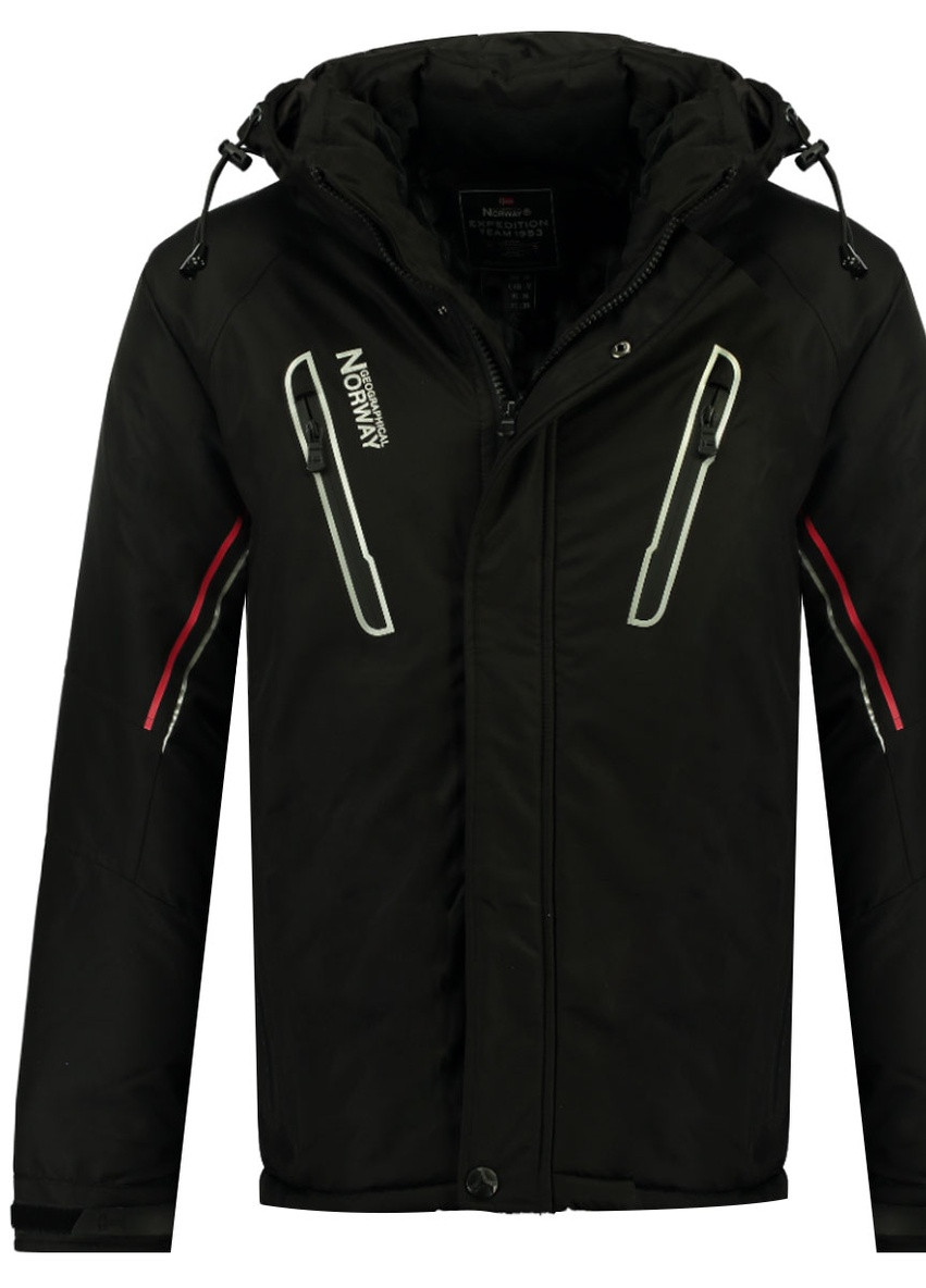 Чорна зимня куртка Geographical Norway ALAIN MEN 081