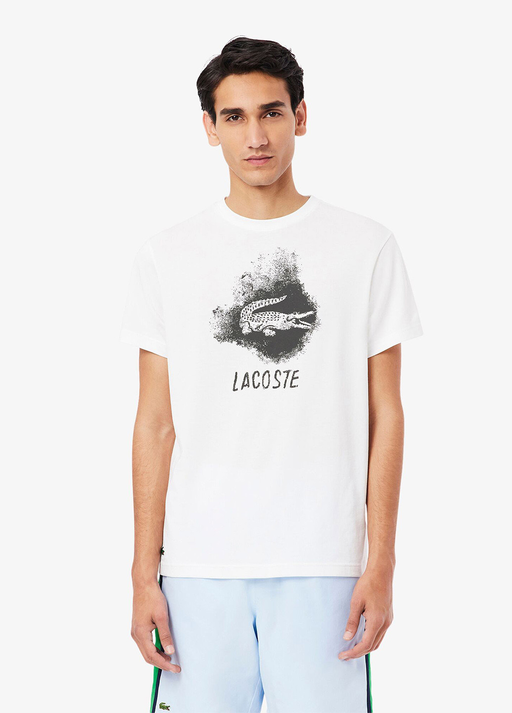 Біла футболка Lacoste