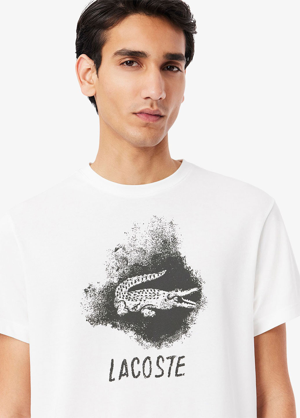 Біла футболка Lacoste