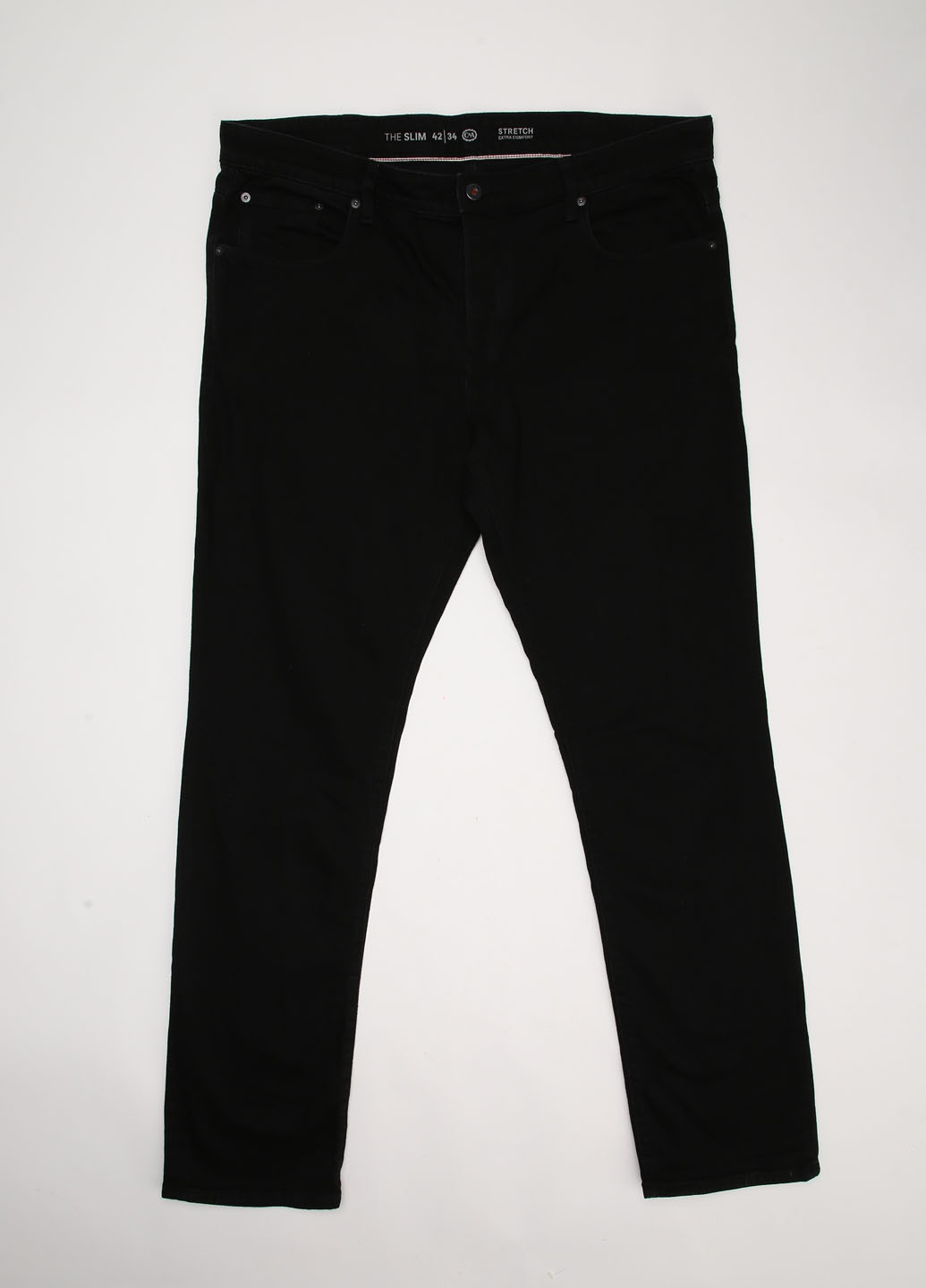 Джинси C&A завужені однотонні чорні джинсові бавовна