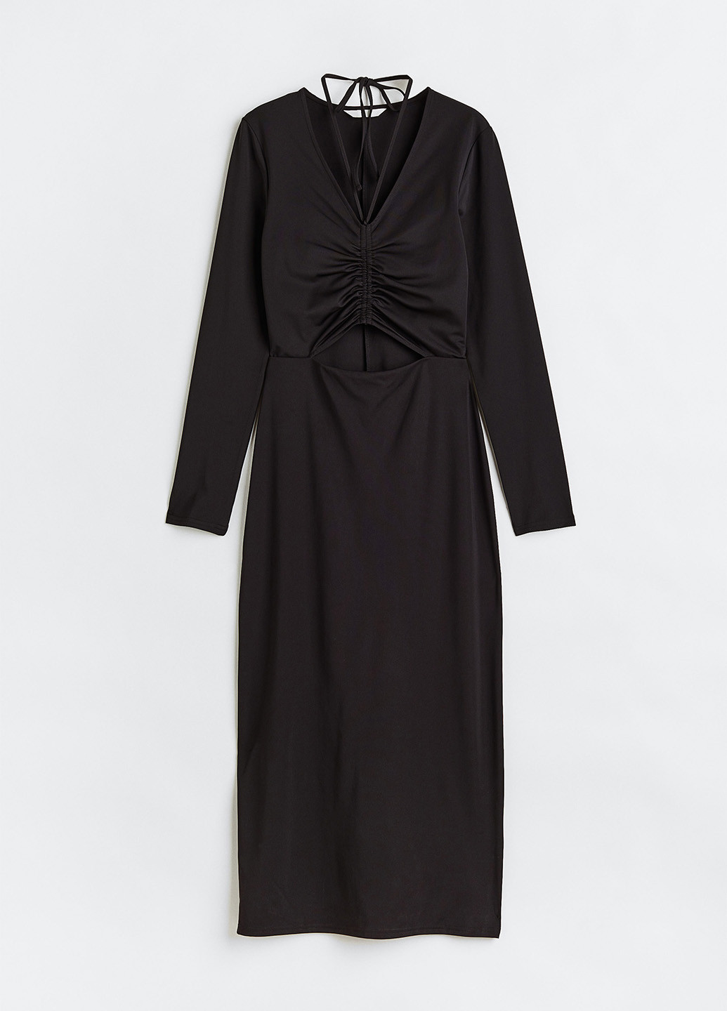 Чорна кежуал сукня H&M однотонна