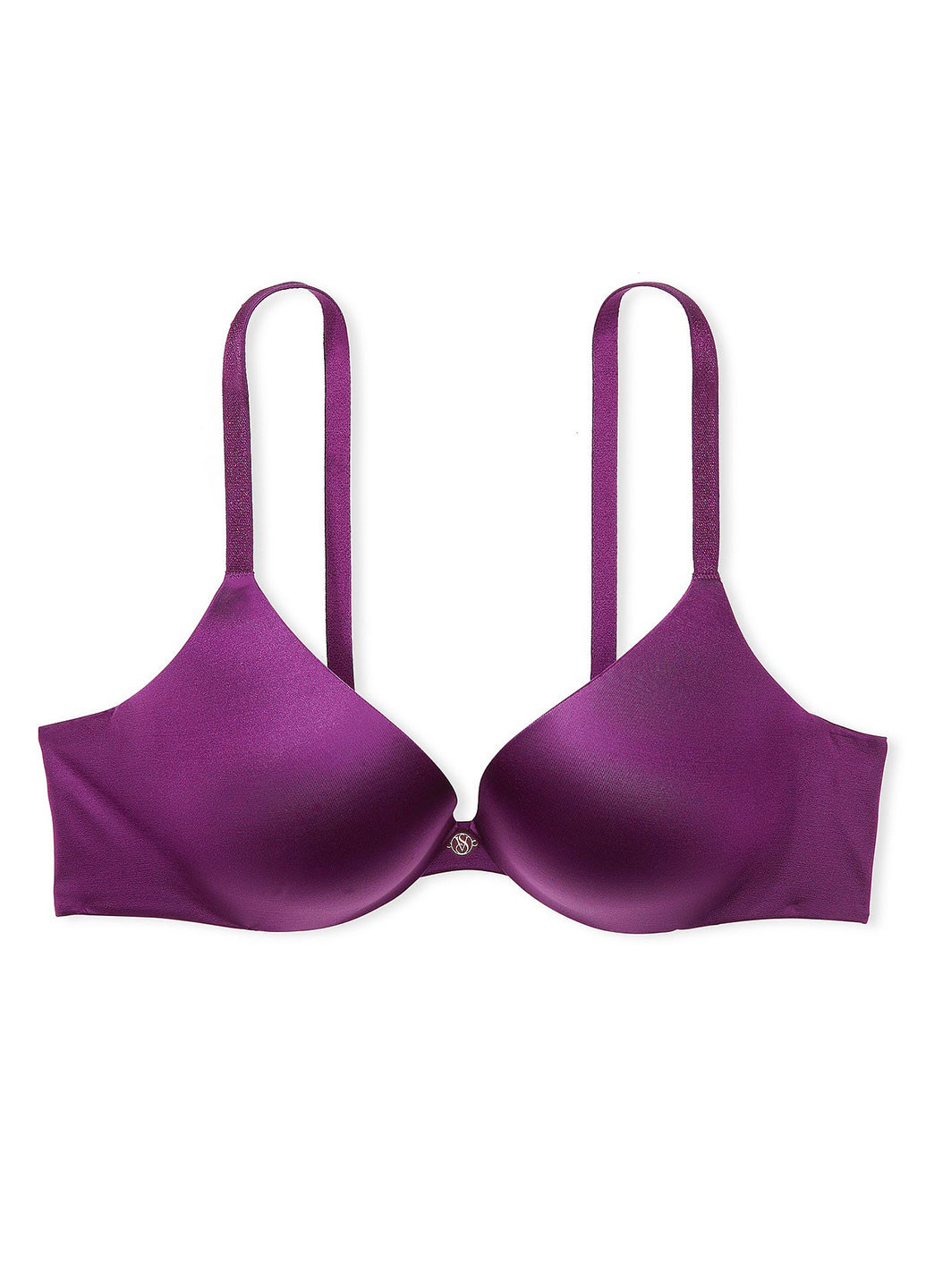 Фиолетовый бесшовный бюстгальтер Victoria's Secret с косточками полиамид