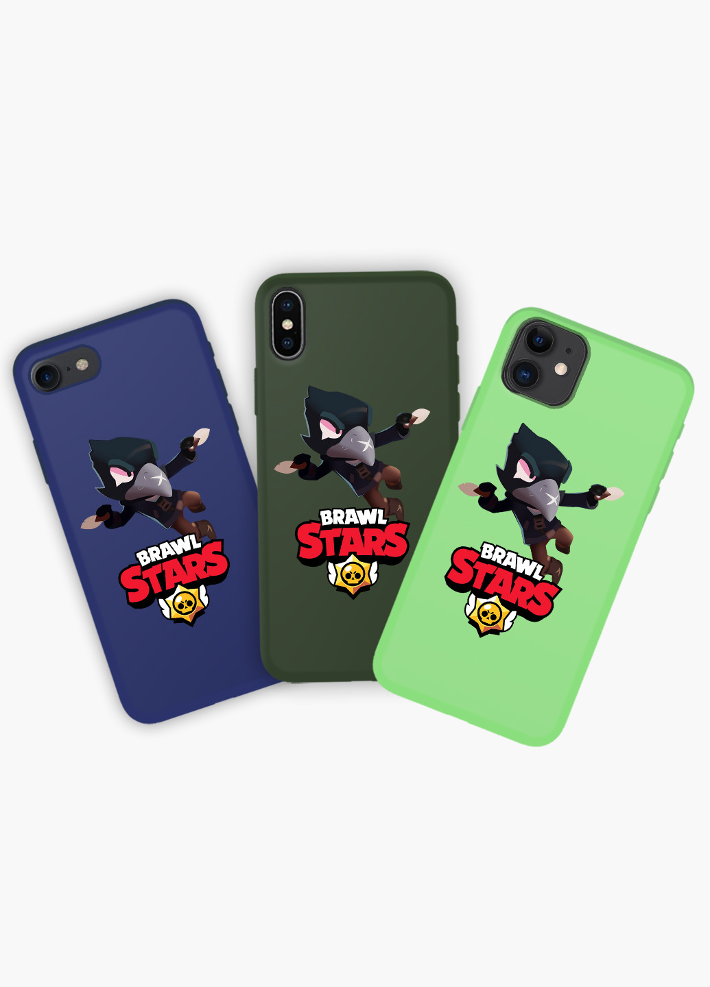 Чехол силиконовый Apple Iphone 6 Ворон Бравл Старс (Crow Brawl Stars) (6937-1023) MobiPrint (219288124)