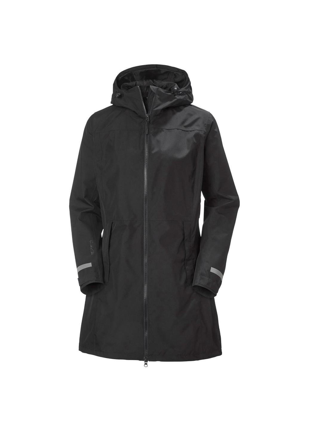 Чорна демісезонна куртка 53097-990 Helly Hansen LISBURN RAINCOAT