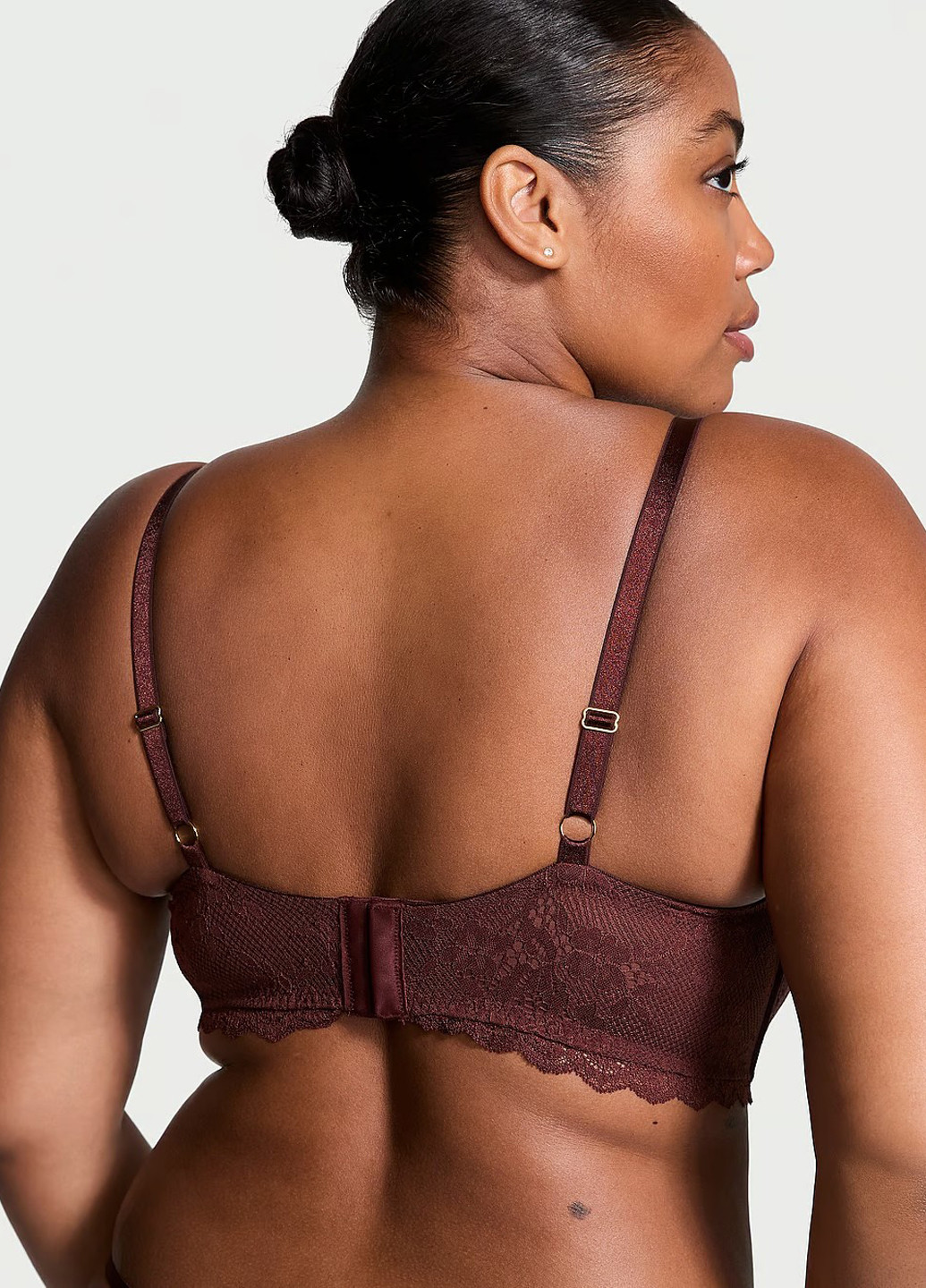 Коричневий демісезонний комплект (бюстгальтер, трусики) Victoria's Secret