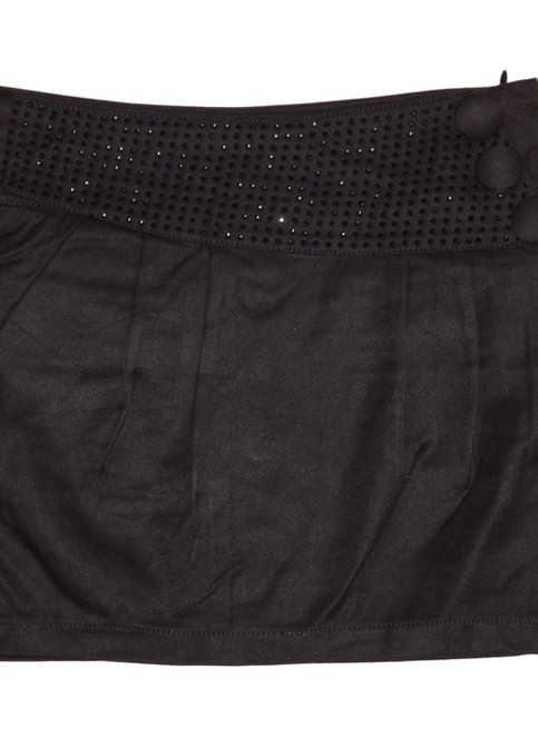 Черная офисная однотонная юбка Bear Richi карандаш