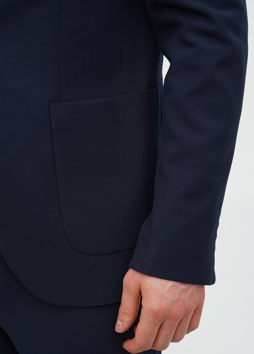 Темно-синій демісезонний костюм (піджак, штани) брючний Trend Collection