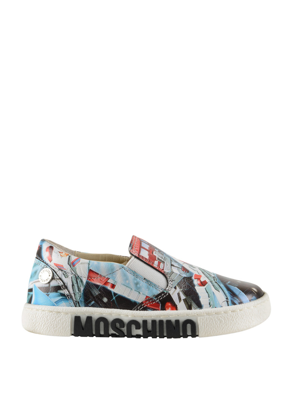 Синие слипоны Moschino