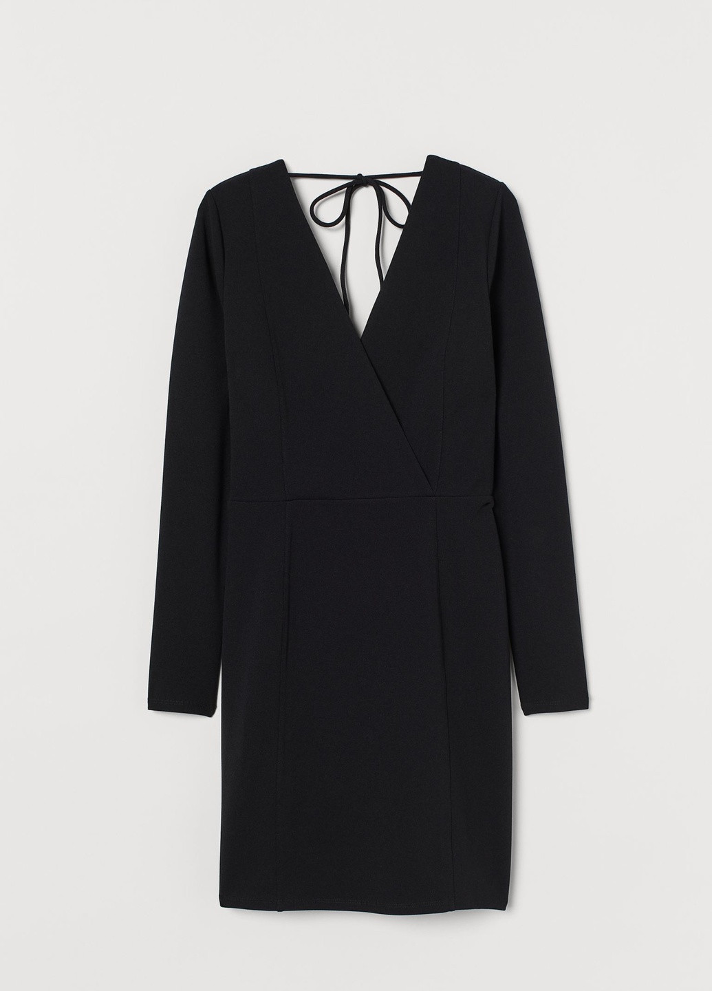 Черное кэжуал платье H&M однотонное