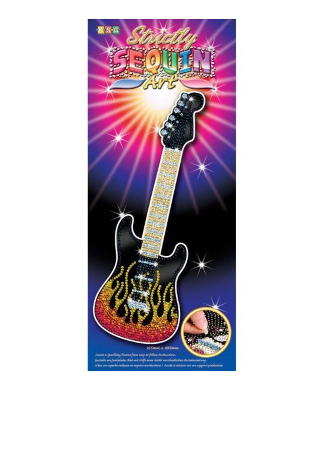 Набір для творчості Гітара, 17х50 см Sequin Art (286301733)