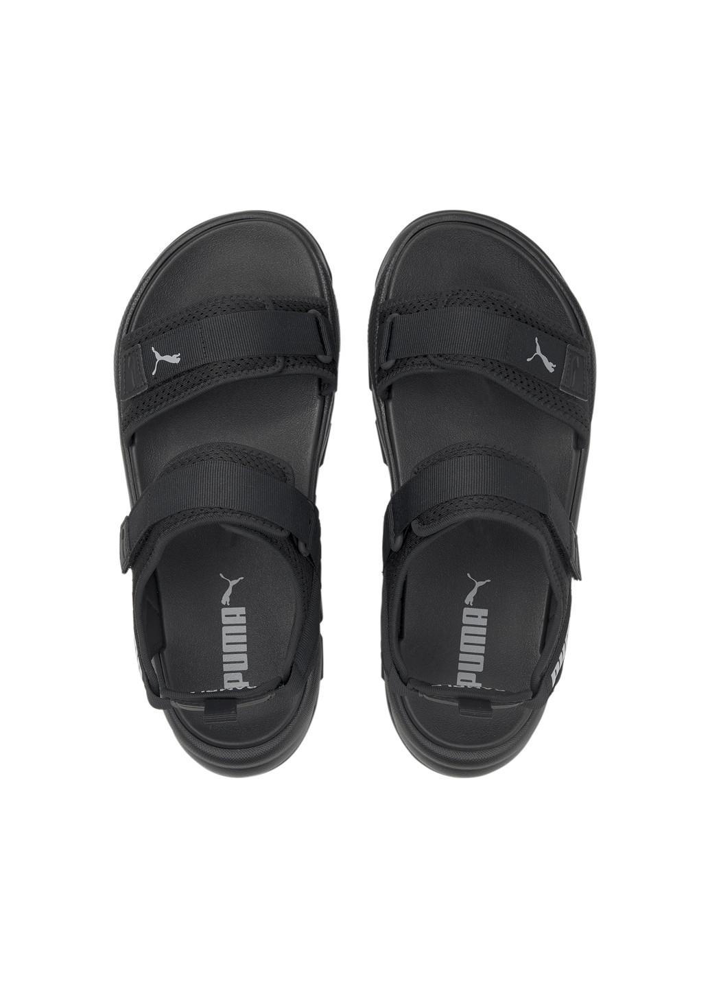 Сандалі RS Sandals Puma однотонна чорна спортивна