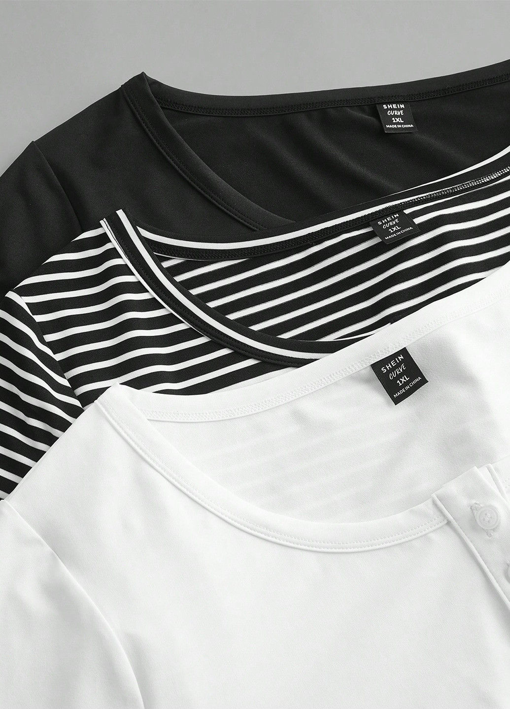 Лонгслив (3 шт.) SHEIN (341285921)