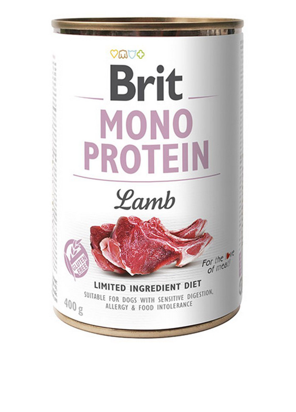 Мясные консервы Mono Protein Dog с ягненком, 400 гр Brit Care (140597119)