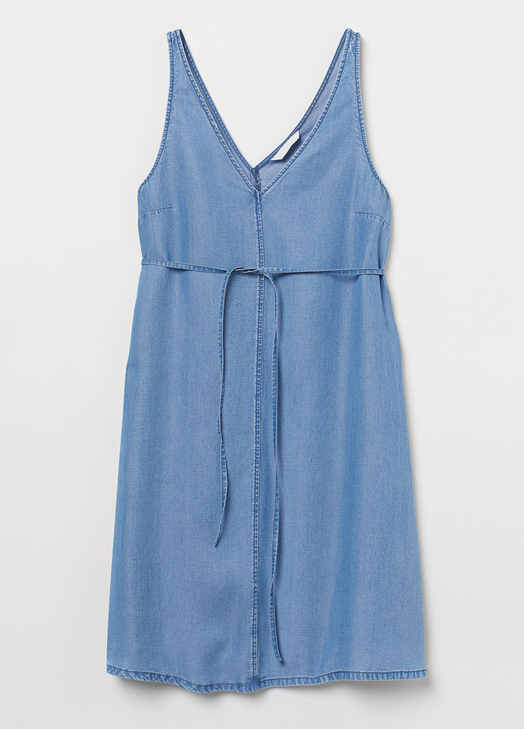 Голубое джинсовое платье для беременных H&M однотонное